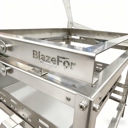 Blaze For F1 Adjustable Charcoal Rotating Grill
